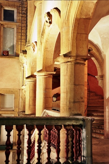 Traboule du Vieux Lyon, illustration décorative